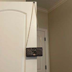BRAHMIN CLUTCH W/ CHAIN